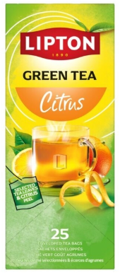 Thee Lipton Groene thee Citrus 1.5gr pk/25