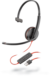 Headset Plantronics USB-A C3210 black wire