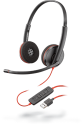 Headset Plantronics USB-A C3220 black wire