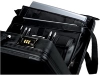 Laptop attaché koffer Alumaxx Modica zwart kunstleer-2