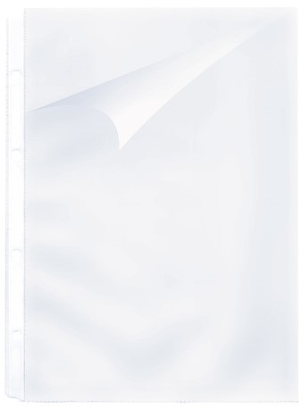 Showtassen A4 4r. 0.14mm 2-zij open ds/100