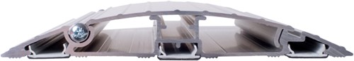 Aluminium vloergoot In2Ergo 80cm zilver-2