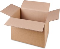 Verzenddoos 150x110x110mm Amerikaanse vouw bruin B-golf