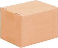 Verzenddoos 450x320x170mm Amerikaanse vouw Enkelgolf B-golf bruin -2