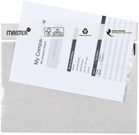 Paklijstenvelop 340x250mm C4 blanco Master'in recycled LDPE ds/500-2