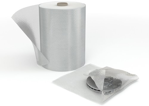 Luchtkussenfolie 100cmx50m 2 lagen, LDPE coex, transparant, 25.0 mm, M-2 First, zak met 1 rol
