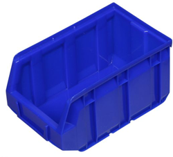 Magazijnbak 237/205x144x123 Blauw 4,5 Liter