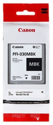 Inktcartridge Canon PFI-030MBK mat-zwart 55ml