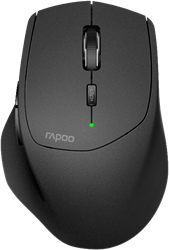 Muis Rapoo "MT550" multimodus draadloze optisch, Zwart