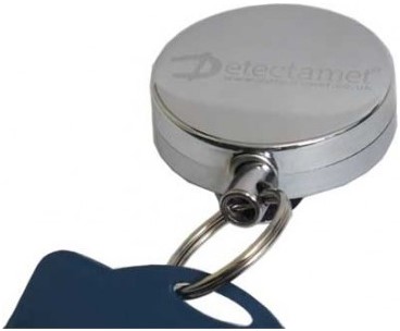 Afrolmechanisme Detectamet 70cm met sleutelhanger RVS met riemclip