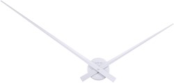 Wandklok 850mm NeXtime 'Hands' zilver