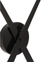 Wandklok 850mm NeXtime 'Hands' zwart-2