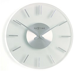 Wandklok 310mm NeXtime 'Stripe' strepen