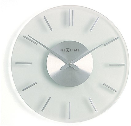 Wandklok 310mm NeXtime 'Stripe' strepen
