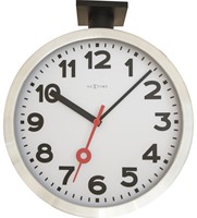 Wandklok 380mm NeXtime 'Station Double' cijfers-2