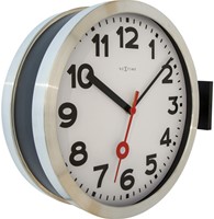 Wandklok 380mm NeXtime 'Station Double' cijfers-3
