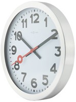 Wandklok 190mm NeXtime 'Station' cijfers-2