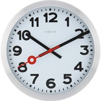Wandklok 350mm NeXtime 'Station' cijfers