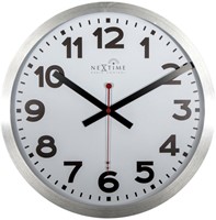 Wandklok 350mm NeXtime 'Station' Radio Controlled (DCF) cijfers