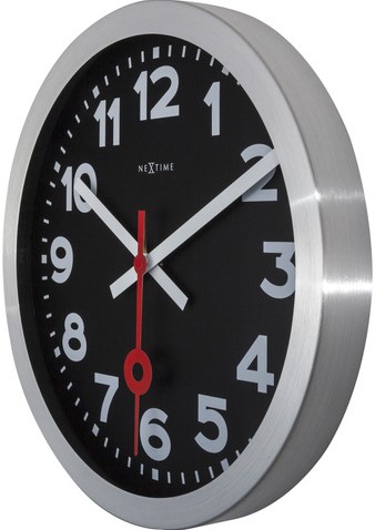 Wandklok 350mm NeXtime 'Station' cijfers-2