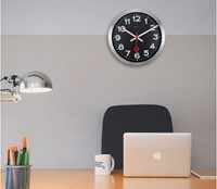 Wandklok 350mm NeXtime 'Station' cijfers-3