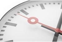 Wandklok 350mm NeXtime 'Station' strepen-2