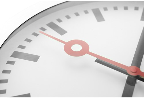Wandklok 350mm NeXtime 'Station' strepen-2