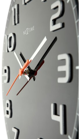 Wandklok 300mm NeXtime 'Classy Round' cijfers-2