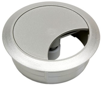 Kabeldoorvoer rond 60mm nikkel