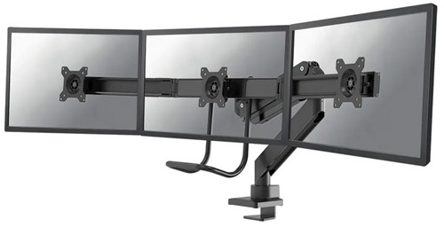 Monitorarm Neomounts D755DX3 t.b.v. 3 monitoren 17-27" zwart