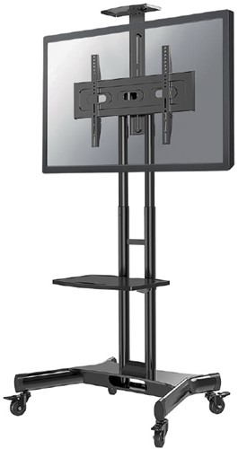 Verrijdbaar onderstel tbv groot LCD scherm of TV, tot 75", tot 50kg, excl. montage