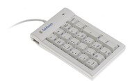Toetsenbord B&E Goldtouch numeriek wit USB-2