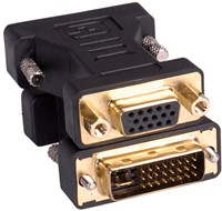 Adapter DVI-I male naar VGA female