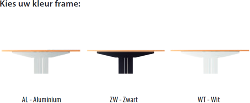 Aanbouwbureau Huislijn Basic - hoogte instelbaar 62 - 86cm, leverbaar in diverse maten en uitvoeringen-3