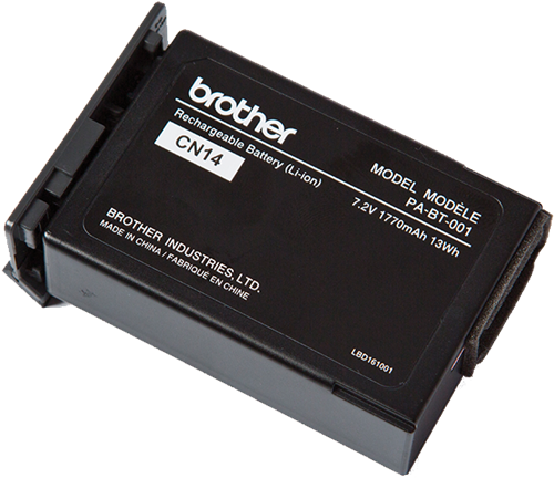Oplaadbare batterij lithium-ion tbv Brother RJ printers