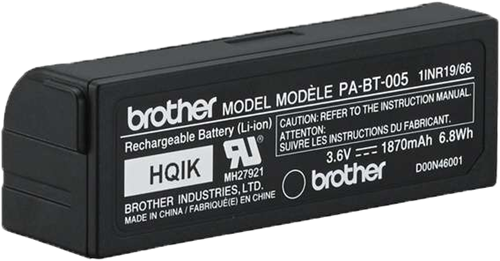 Oplaadbare batterij (PA-BT-005) lithium-ion tbv Brother P-touch printers
