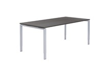 Bureau Huislijn Carré 4-poots, hoogte instelbaar 62-86cm, incl. kabelgoot, leverbaar in div. maten en uitvoeringen