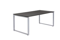 Bureau Huislijn Carré O-poot, hoogte instelbaar 62-86cm, incl. kabelgoot, leverbaar in div. maten en uitvoeringen