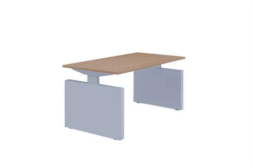 Bureau Huislijn Basic met zijwangen - hoogte instelbaar 62-86cm - incl. kabelgoot - leverbaar in div. maten en uitvoeringen