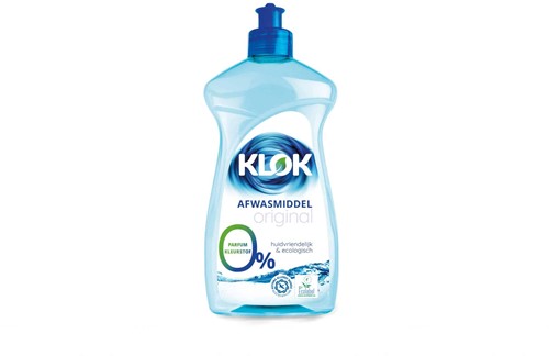 Afwasmiddel Klok Eco 500ml (per stuk)