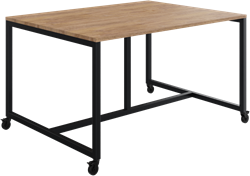 Move bespreek- en lunchtafel, met blad 160 x 108 cm, hoogte 90 cm