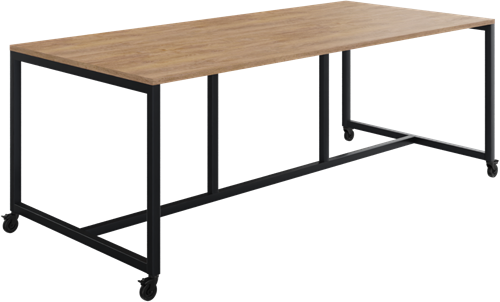 Move bespreek- en lunchtafel, met blad 240 x 108 cm, hoogte 90 cm