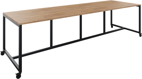 Move bespreek- en lunchtafel, met blad 320 x 108 cm, hoogte 90 cm