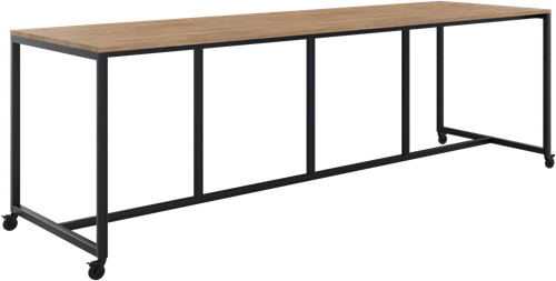 Move bespreek- en lunchtafel, met blad 320 x 108 cm, hoogte 110 cm