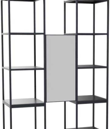 Flexwall tussenhangend magnetisch whiteboard, 36 br x 76 hg, dubbelzijdig