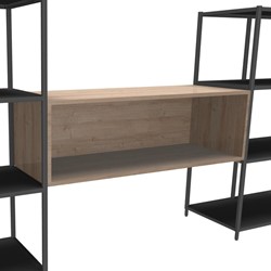 Flexwall tussenhangend opbergelement 115 br x 36 hg x 43 dp, indeling 1-vak met dichte achterzijde