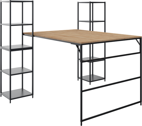 Flexwall tussenhangende tafel 110 hg met 1 poot, 180 x 119 cm