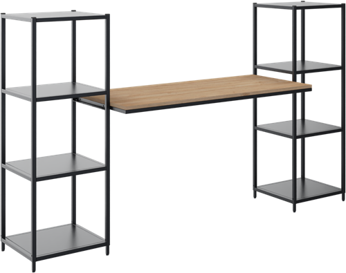 Flexwall tussenhangende tafel 75 hg, 140 x 80 cm