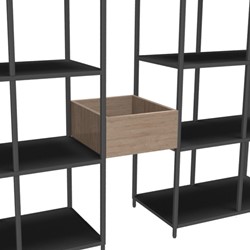 Flexwall tussenhangende plantenbak 36 br x 18 hg x 43 dp, indeling 1x open bak