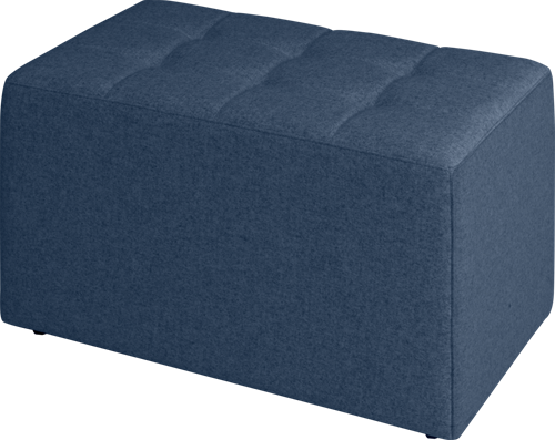 Flexwall poef, recht 80 x 43 cm, hoogte 50 cm